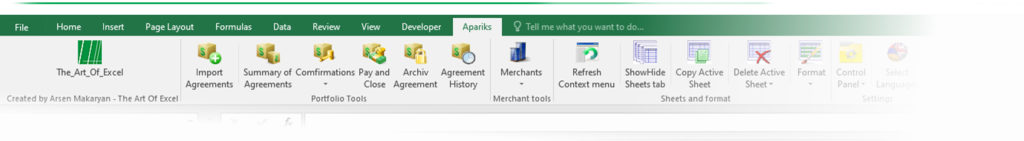 Contracts summary system