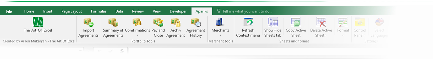 Contracts summary system